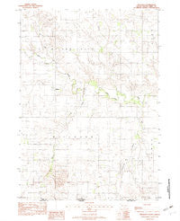 Millboro South Dakota Historical topographic map, 1:24000 scale, 7.5 X 7.5 Minute, Year 1982