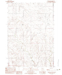 Miller Dam South Dakota Historical topographic map, 1:24000 scale, 7.5 X 7.5 Minute, Year 1982