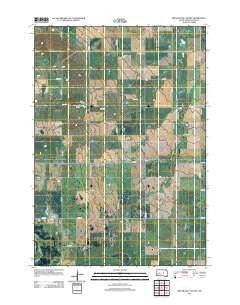 Miller Dale Colony South Dakota Historical topographic map, 1:24000 scale, 7.5 X 7.5 Minute, Year 2012