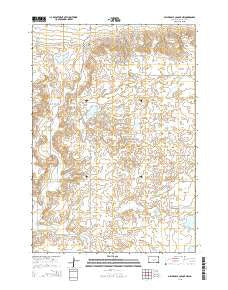 Miller Dale Colony NW South Dakota Current topographic map, 1:24000 scale, 7.5 X 7.5 Minute, Year 2015