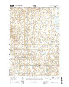 Miller Dale Colony SW South Dakota Current topographic map, 1:24000 scale, 7.5 X 7.5 Minute, Year 2015