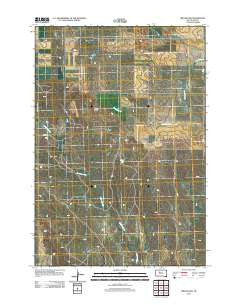 Miller Dam South Dakota Historical topographic map, 1:24000 scale, 7.5 X 7.5 Minute, Year 2012
