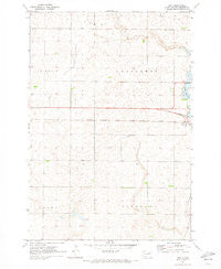 Mina South Dakota Historical topographic map, 1:24000 scale, 7.5 X 7.5 Minute, Year 1970