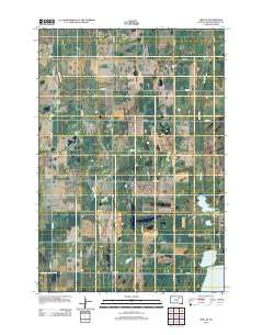 Mina SE South Dakota Historical topographic map, 1:24000 scale, 7.5 X 7.5 Minute, Year 2012