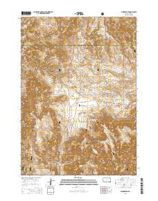 Minnekahta South Dakota Current topographic map, 1:24000 scale, 7.5 X 7.5 Minute, Year 2015