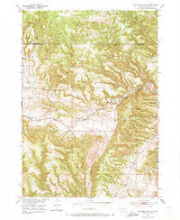 Minnekahta NE South Dakota Historical topographic map, 1:24000 scale, 7.5 X 7.5 Minute, Year 1951