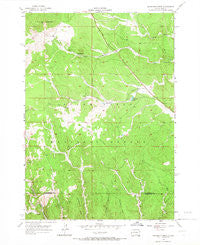 Minnesota Ridge South Dakota Historical topographic map, 1:24000 scale, 7.5 X 7.5 Minute, Year 1956