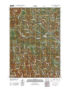 Minnesota Ridge South Dakota Historical topographic map, 1:24000 scale, 7.5 X 7.5 Minute, Year 2012