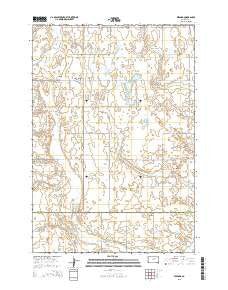 Miranda South Dakota Current topographic map, 1:24000 scale, 7.5 X 7.5 Minute, Year 2015
