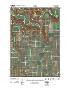 Miscol South Dakota Historical topographic map, 1:24000 scale, 7.5 X 7.5 Minute, Year 2012