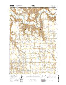 Miscol South Dakota Current topographic map, 1:24000 scale, 7.5 X 7.5 Minute, Year 2015