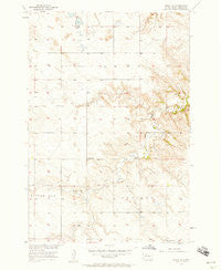 Miscol SE South Dakota Historical topographic map, 1:24000 scale, 7.5 X 7.5 Minute, Year 1956