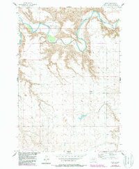 Miscol South Dakota Historical topographic map, 1:24000 scale, 7.5 X 7.5 Minute, Year 1956