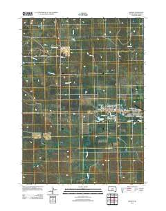 Mission South Dakota Historical topographic map, 1:24000 scale, 7.5 X 7.5 Minute, Year 2012