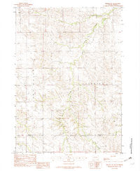 Mission NE South Dakota Historical topographic map, 1:24000 scale, 7.5 X 7.5 Minute, Year 1982