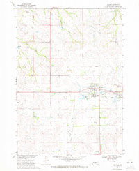 Mission South Dakota Historical topographic map, 1:24000 scale, 7.5 X 7.5 Minute, Year 1969
