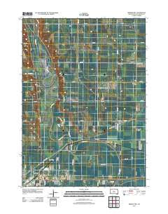 Mission Hill South Dakota Historical topographic map, 1:24000 scale, 7.5 X 7.5 Minute, Year 2012