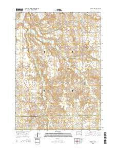 Mission NW South Dakota Current topographic map, 1:24000 scale, 7.5 X 7.5 Minute, Year 2015
