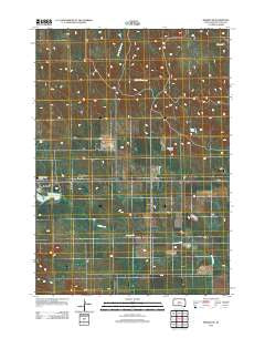 Mission SE South Dakota Historical topographic map, 1:24000 scale, 7.5 X 7.5 Minute, Year 2012
