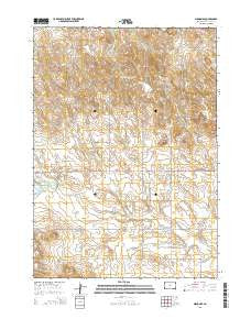 Mission SE South Dakota Current topographic map, 1:24000 scale, 7.5 X 7.5 Minute, Year 2015