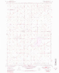 Mitchell Lake South Dakota Historical topographic map, 1:24000 scale, 7.5 X 7.5 Minute, Year 1949