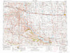 Mitchell South Dakota Historical topographic map, 1:250000 scale, 1 X 2 Degree, Year 1955