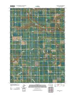 Mitchell SW South Dakota Historical topographic map, 1:24000 scale, 7.5 X 7.5 Minute, Year 2012