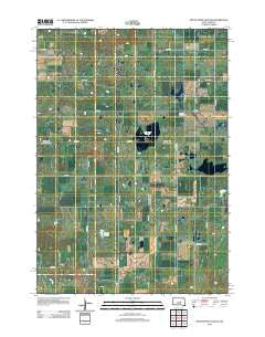 Mittelstedt Slough South Dakota Historical topographic map, 1:24000 scale, 7.5 X 7.5 Minute, Year 2012