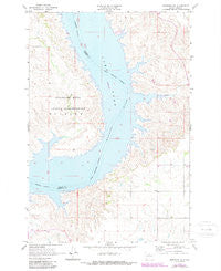 Mobridge NE South Dakota Historical topographic map, 1:24000 scale, 7.5 X 7.5 Minute, Year 1967