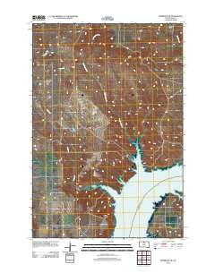 Mobridge NW South Dakota Historical topographic map, 1:24000 scale, 7.5 X 7.5 Minute, Year 2012