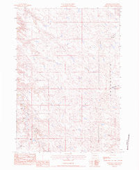 Moenville South Dakota Historical topographic map, 1:24000 scale, 7.5 X 7.5 Minute, Year 1983