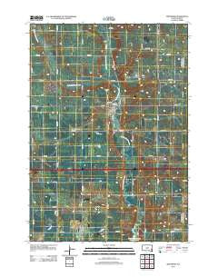 Montrose South Dakota Historical topographic map, 1:24000 scale, 7.5 X 7.5 Minute, Year 2012