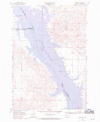 Moreau NE South Dakota Historical topographic map, 1:24000 scale, 7.5 X 7.5 Minute, Year 1968