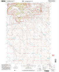 Moreau Peak South Dakota Historical topographic map, 1:24000 scale, 7.5 X 7.5 Minute, Year 2005