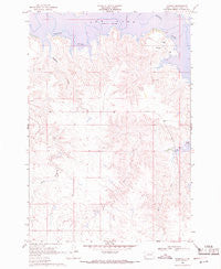 Moreau South Dakota Historical topographic map, 1:24000 scale, 7.5 X 7.5 Minute, Year 1968