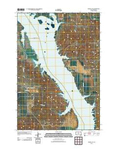 Moreau NE South Dakota Historical topographic map, 1:24000 scale, 7.5 X 7.5 Minute, Year 2012
