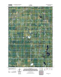 Morris Lake South Dakota Historical topographic map, 1:24000 scale, 7.5 X 7.5 Minute, Year 2012