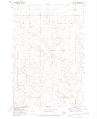 Morristown SE South Dakota Historical topographic map, 1:24000 scale, 7.5 X 7.5 Minute, Year 1972