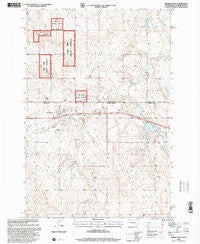 Morristown South Dakota Historical topographic map, 1:24000 scale, 7.5 X 7.5 Minute, Year 1998