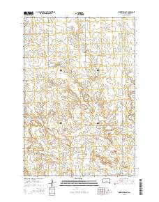 Morristown SE South Dakota Current topographic map, 1:24000 scale, 7.5 X 7.5 Minute, Year 2015
