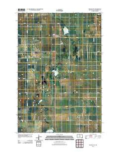 Mound City South Dakota Historical topographic map, 1:24000 scale, 7.5 X 7.5 Minute, Year 2012