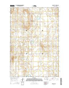 Mound City South Dakota Current topographic map, 1:24000 scale, 7.5 X 7.5 Minute, Year 2015