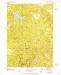 Mount Rushmore South Dakota Historical topographic map, 1:24000 scale, 7.5 X 7.5 Minute, Year 1954