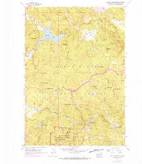 Mount Rushmore South Dakota Historical topographic map, 1:24000 scale, 7.5 X 7.5 Minute, Year 1954
