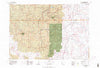 Mount Rushmore South Dakota Historical topographic map, 1:100000 scale, 30 X 60 Minute, Year 1977