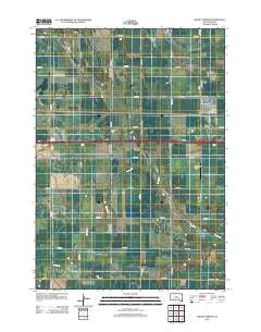 Mount Vernon South Dakota Historical topographic map, 1:24000 scale, 7.5 X 7.5 Minute, Year 2012