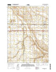 Mount Vernon South Dakota Current topographic map, 1:24000 scale, 7.5 X 7.5 Minute, Year 2015