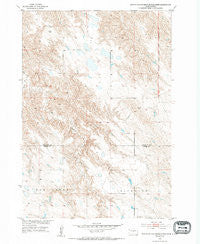 Mouth of East Branch War Creek South Dakota Historical topographic map, 1:24000 scale, 7.5 X 7.5 Minute, Year 1953