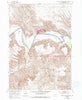 Mouth of Little Dog Creek South Dakota Historical topographic map, 1:24000 scale, 7.5 X 7.5 Minute, Year 1951