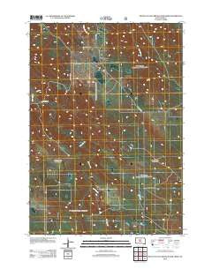 Mouth of East Branch War Creek South Dakota Historical topographic map, 1:24000 scale, 7.5 X 7.5 Minute, Year 2012